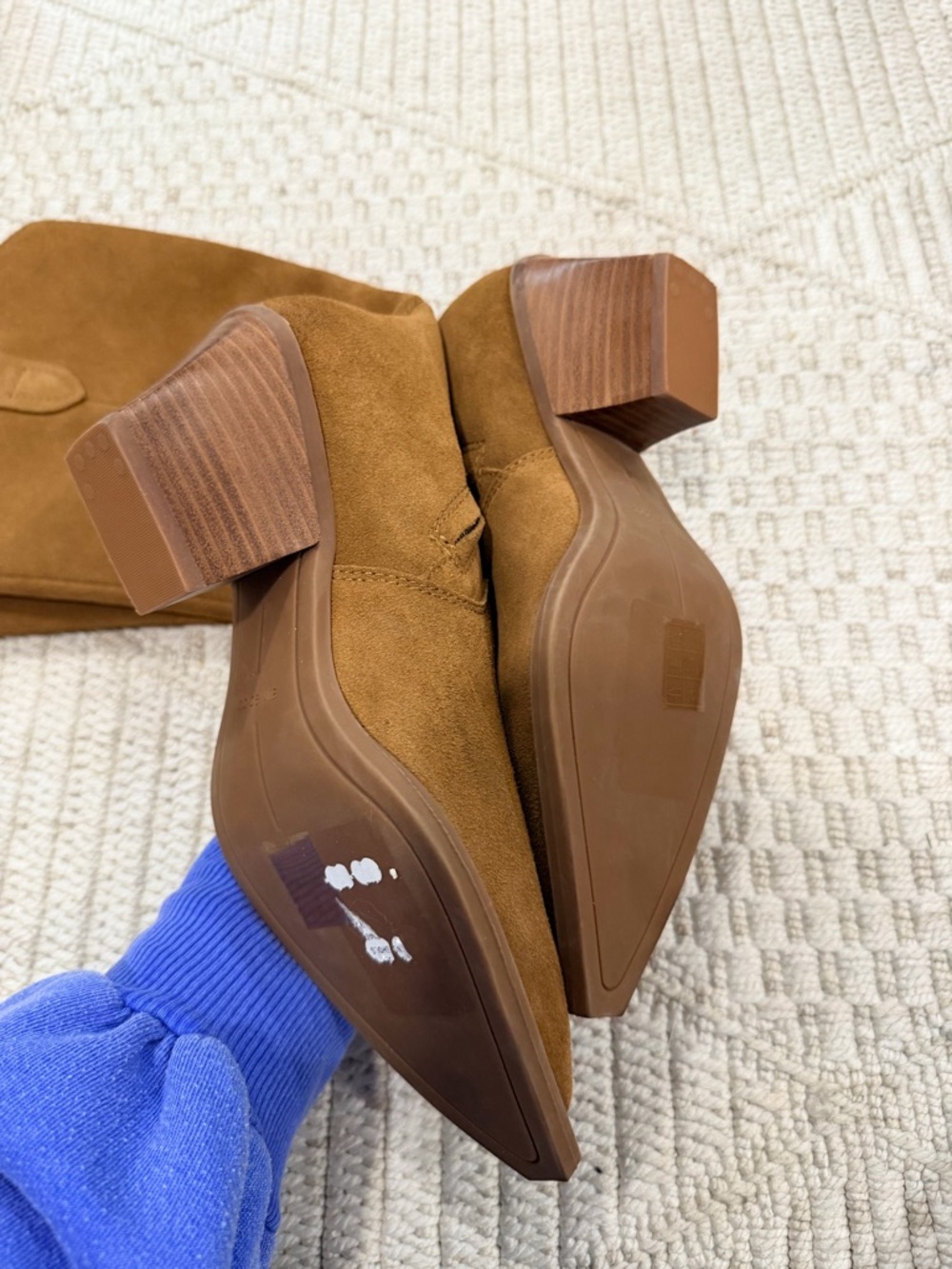 Dolce Vita Ramsay Western Wide Calf Suede Boot - Picture 8 of 9